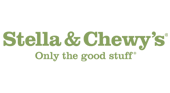 A black background with the words ella & chew only the good stuff.